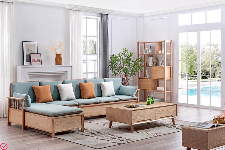 快乐家具-增进健康的木制沙发