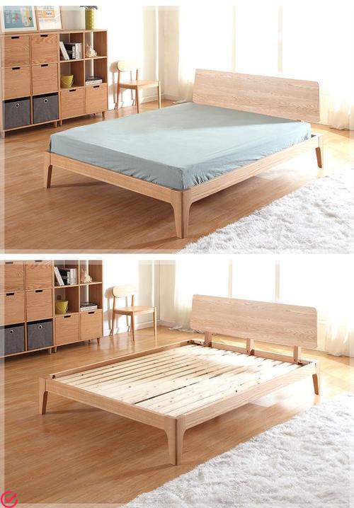 快乐生活家具-创意木制床架