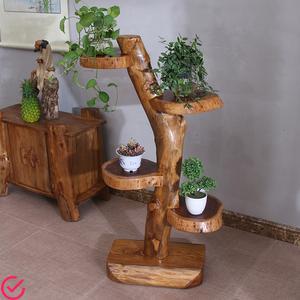 木制创意生态花架——充满快乐的家居装饰品