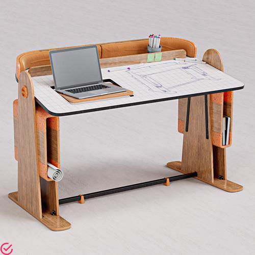 「效率」系列：创意木制书桌——「快乐工作，高效生活」