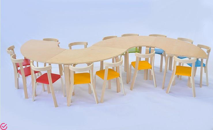 欢乐木制家具——快乐创意桌椅套装