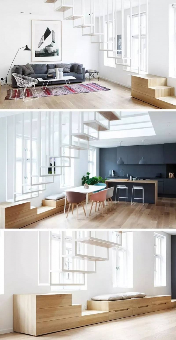 小空间的楼梯还能这么设计？厉害了！