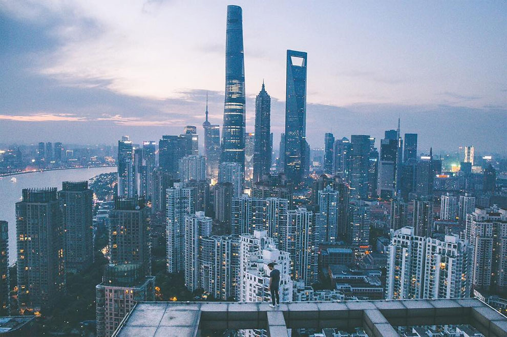 30张上海的摩天大楼楼顶摄影照片欣赏