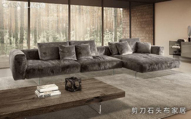 创新家具新品：时尚木制复合材料悬浮沙发