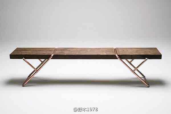 全新创意家具：木与铁的完美结合