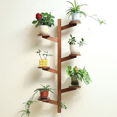 创意家具：自然之美系列——木制悬挂花盆架
