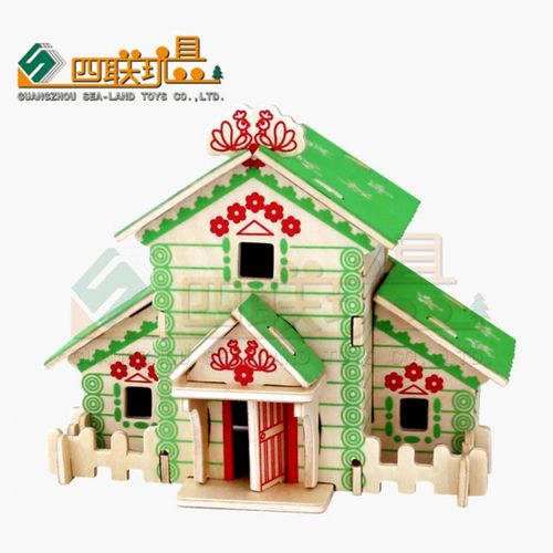 迷人的手工艺品：木制立体拼图