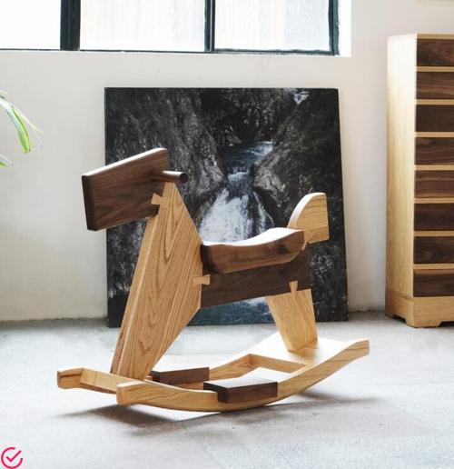 创意木制家具：创意木马椅（快乐）