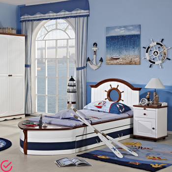 创意儿童床-快乐梦想船