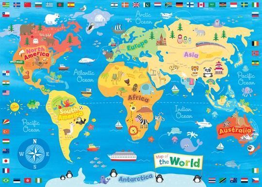39个创意的另类世界地图画法